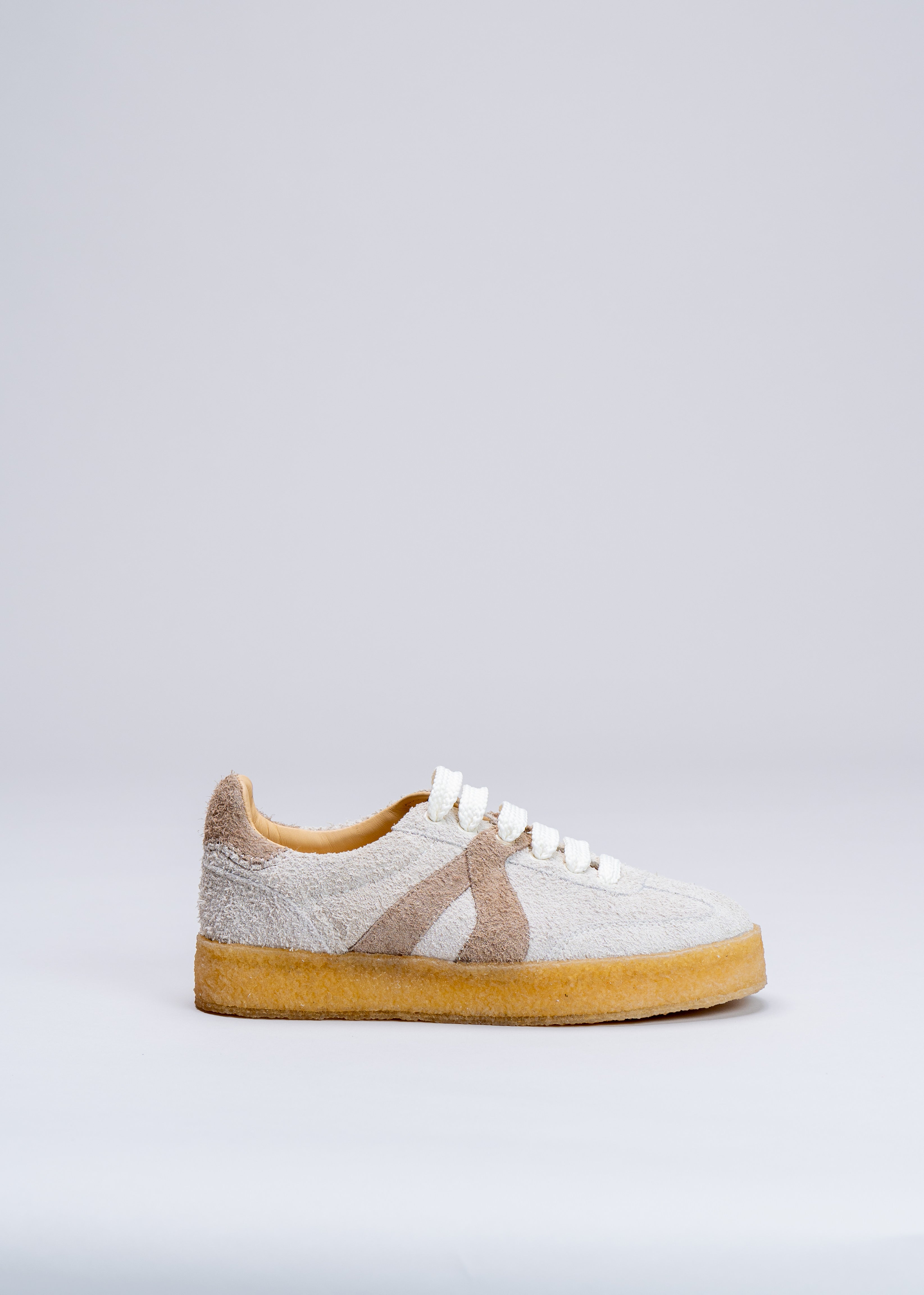 PERSIS - BUTTER WASHED SUEDE SNEAKER