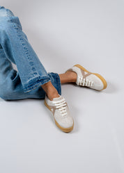 PERSIS - BUTTER WASHED SUEDE SNEAKER