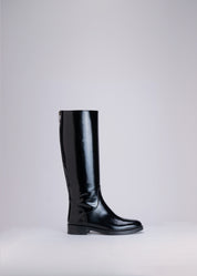 MAMOU - BLACK POLISHED BOOT