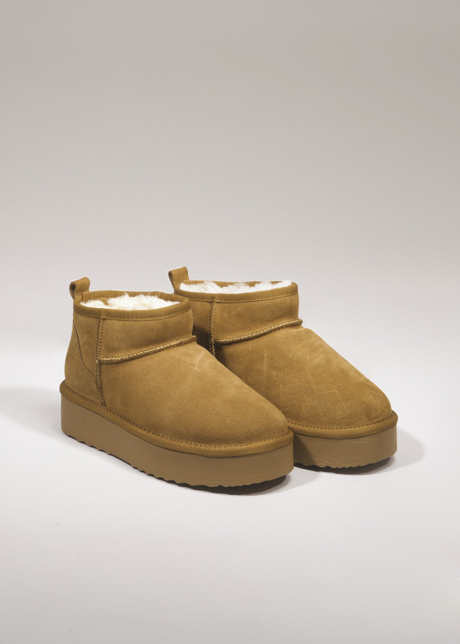 MURASI - ANKLE BOOTS CAMEL VELOUR