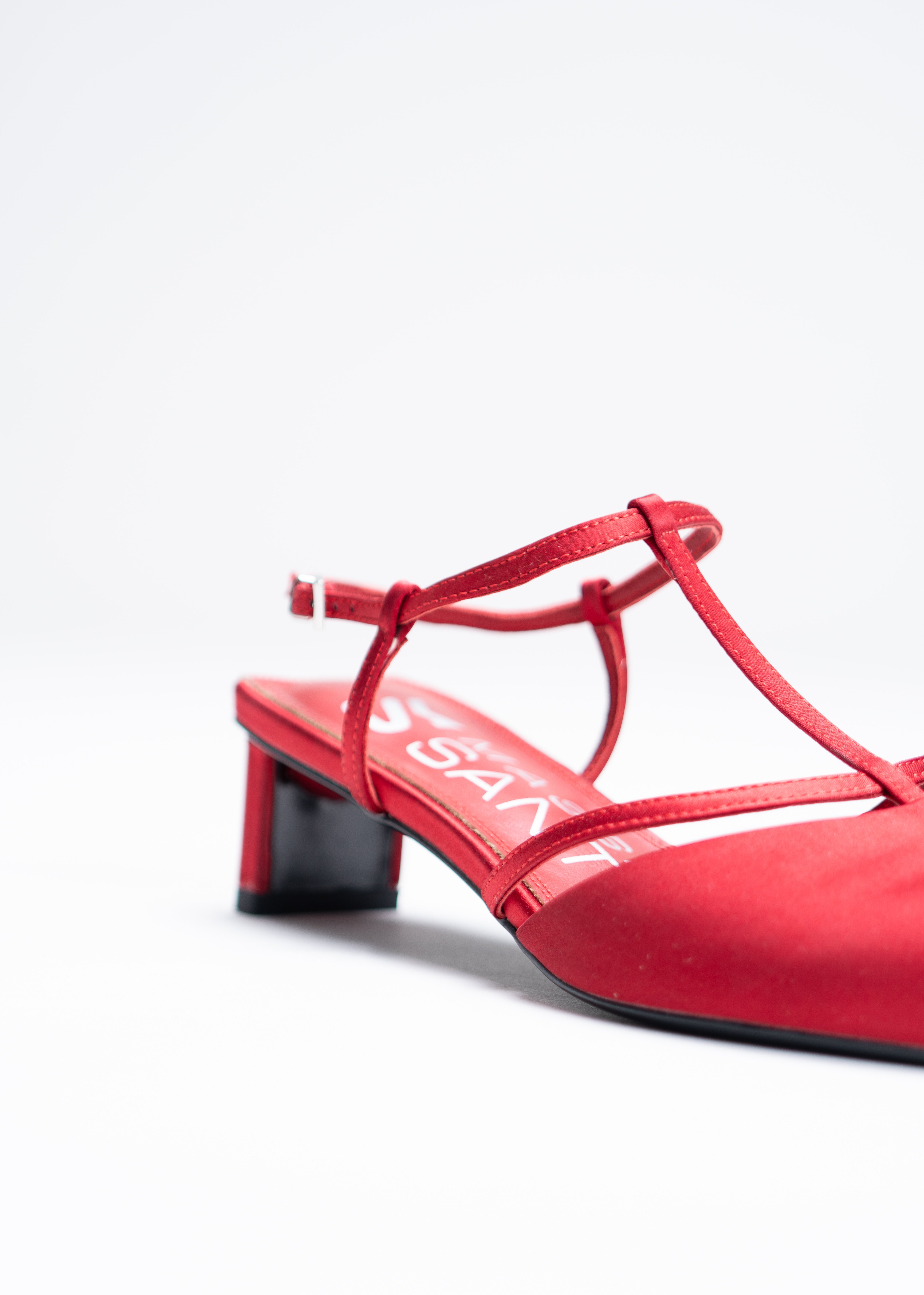 PETRA - RUBY SILK SATIN PUMP