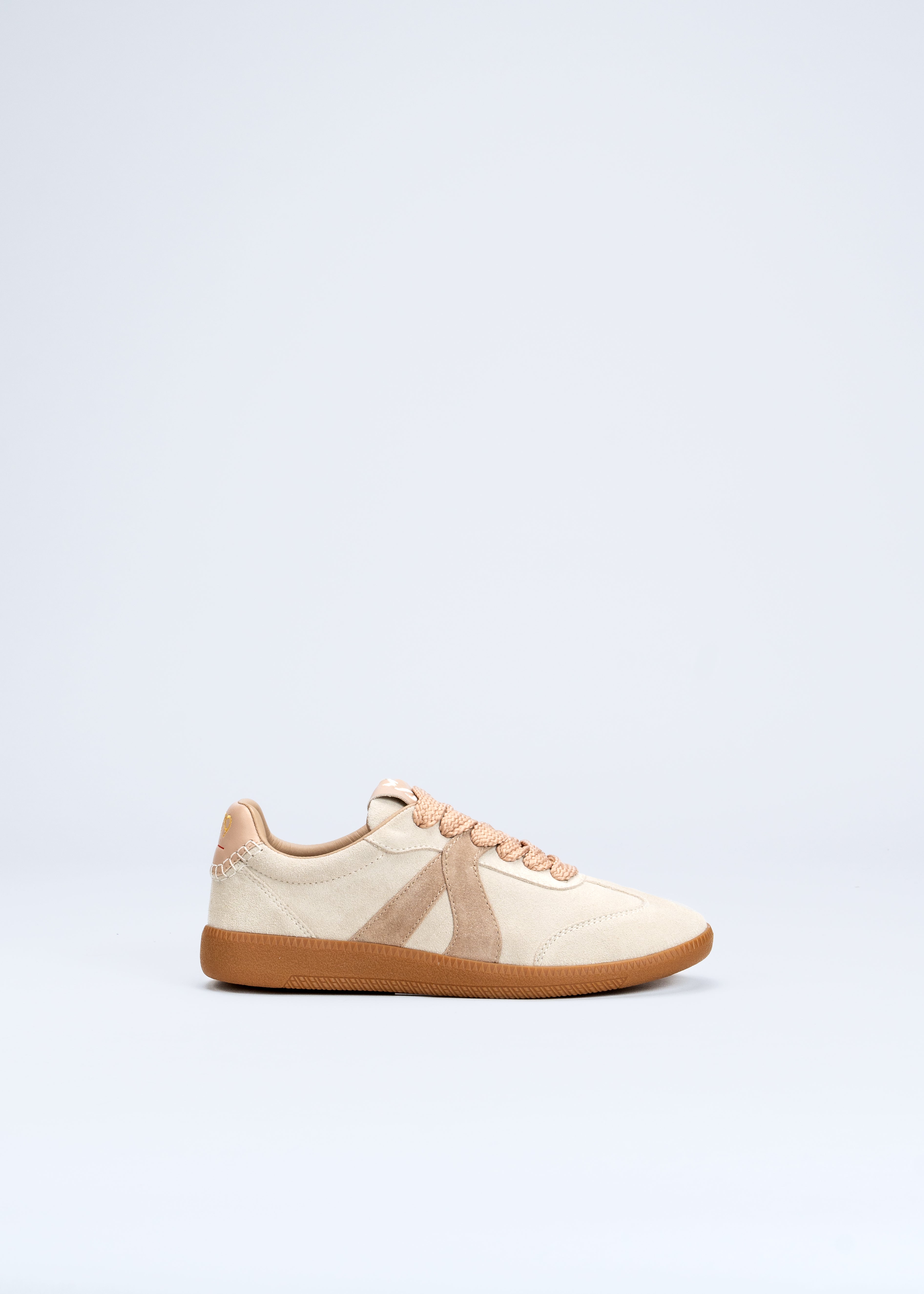 RAFFA - NUDE SNEAKER IN VELOUR