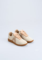 RAFFA - NUDE SNEAKER IN VELOUR