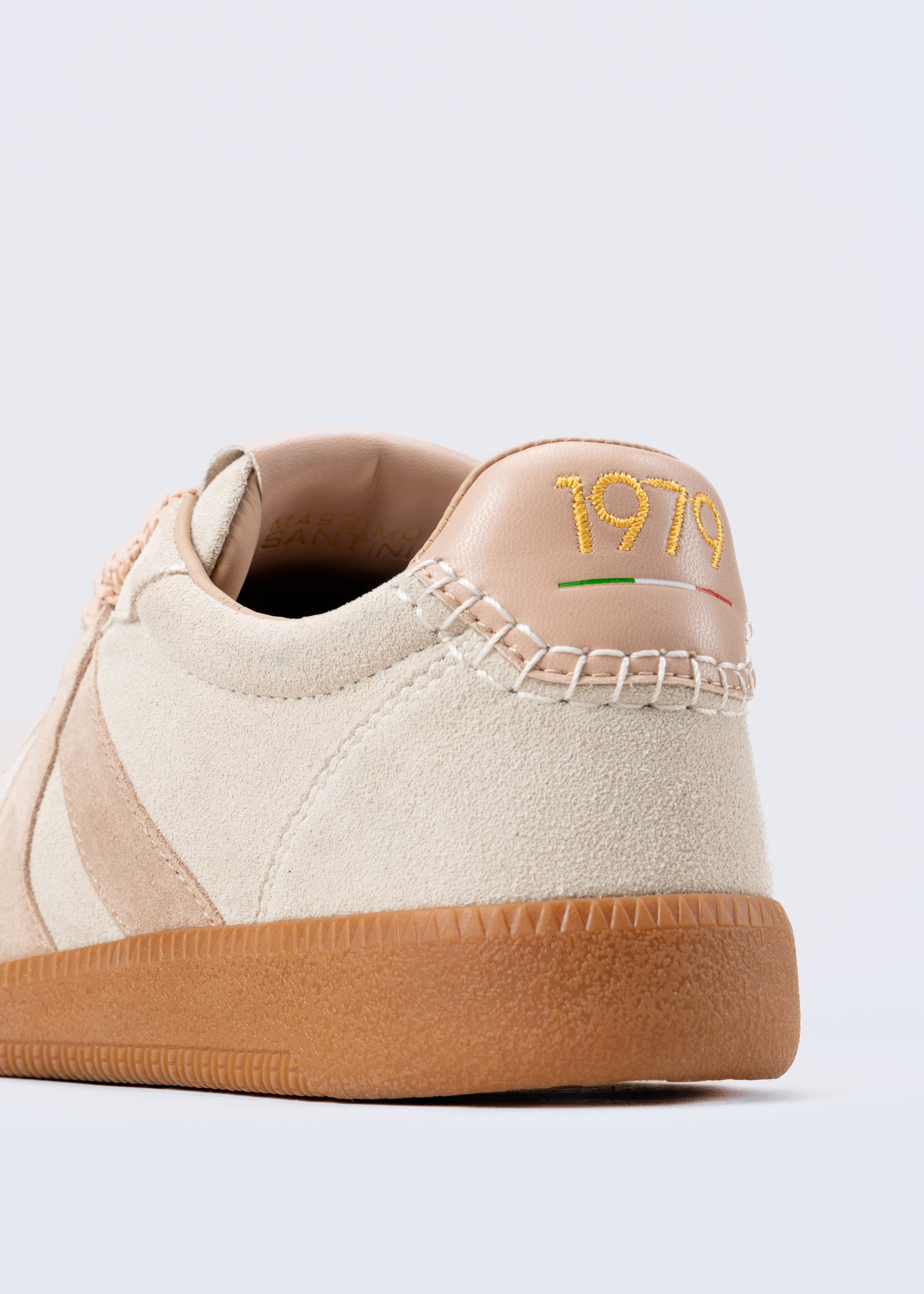 RAFFA - NUDE SNEAKER IN VELOUR