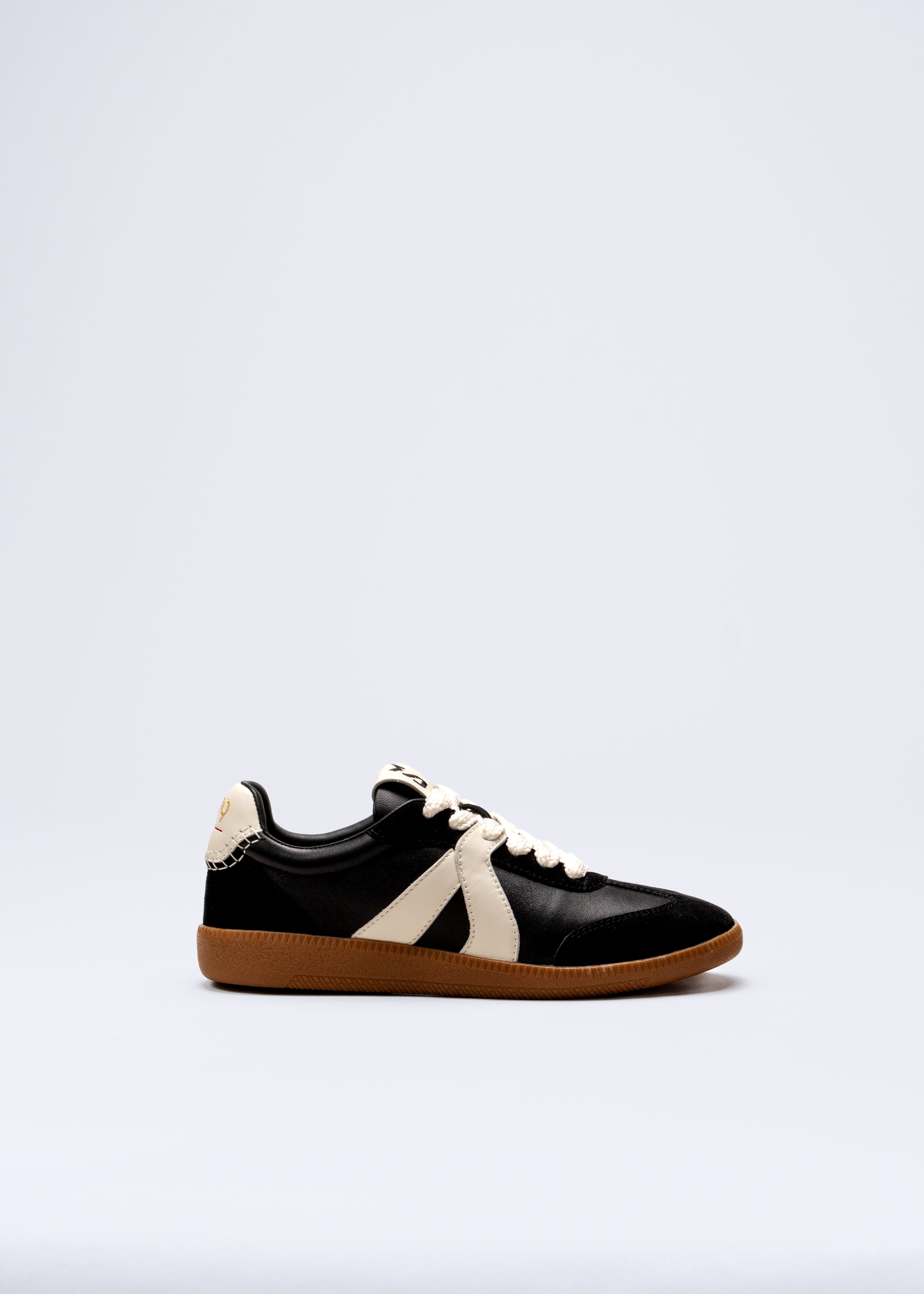 RAFFA - BLACK SNEAKER IN VELOUR